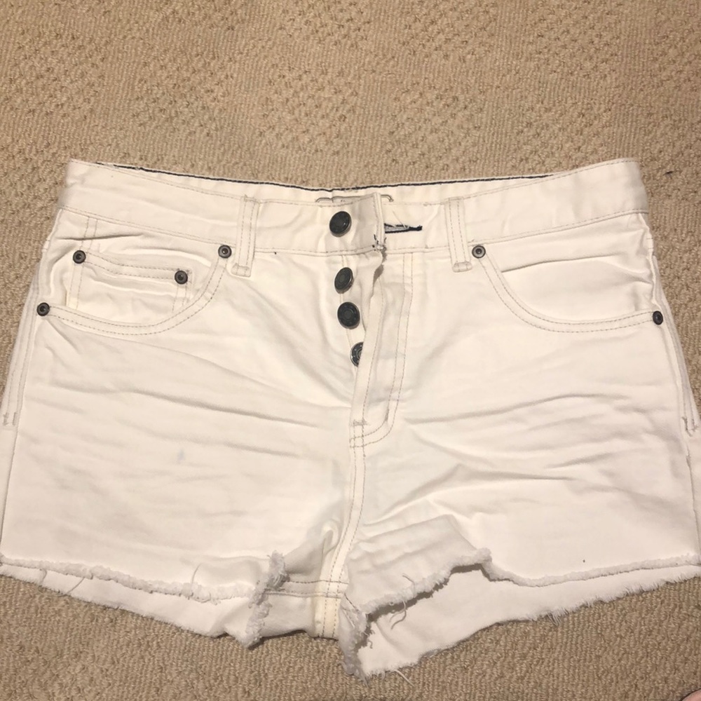 Free people white shorts